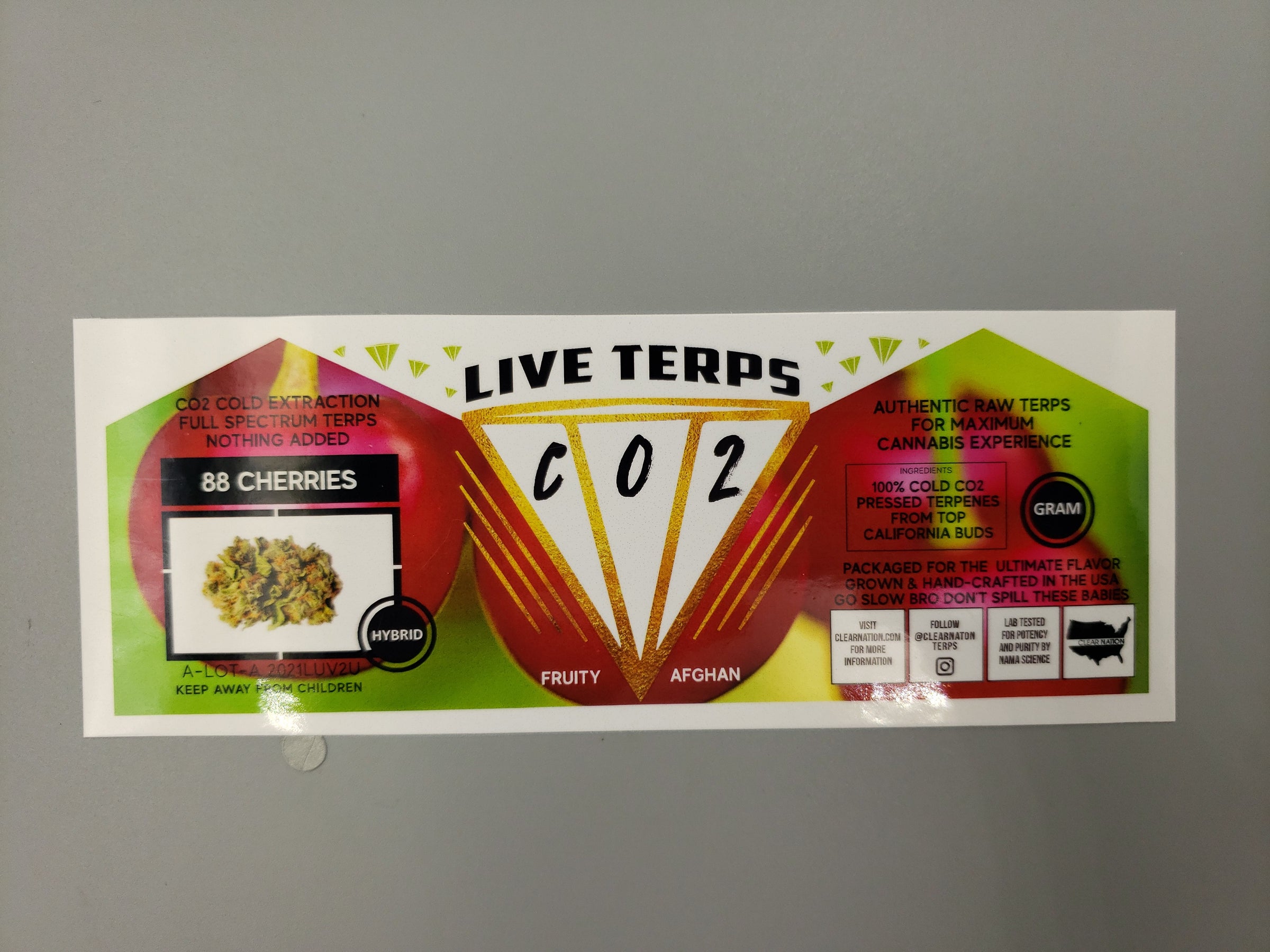 88 Cherries Cryo Extracted Live Terpene | Clear Nation Terpenes