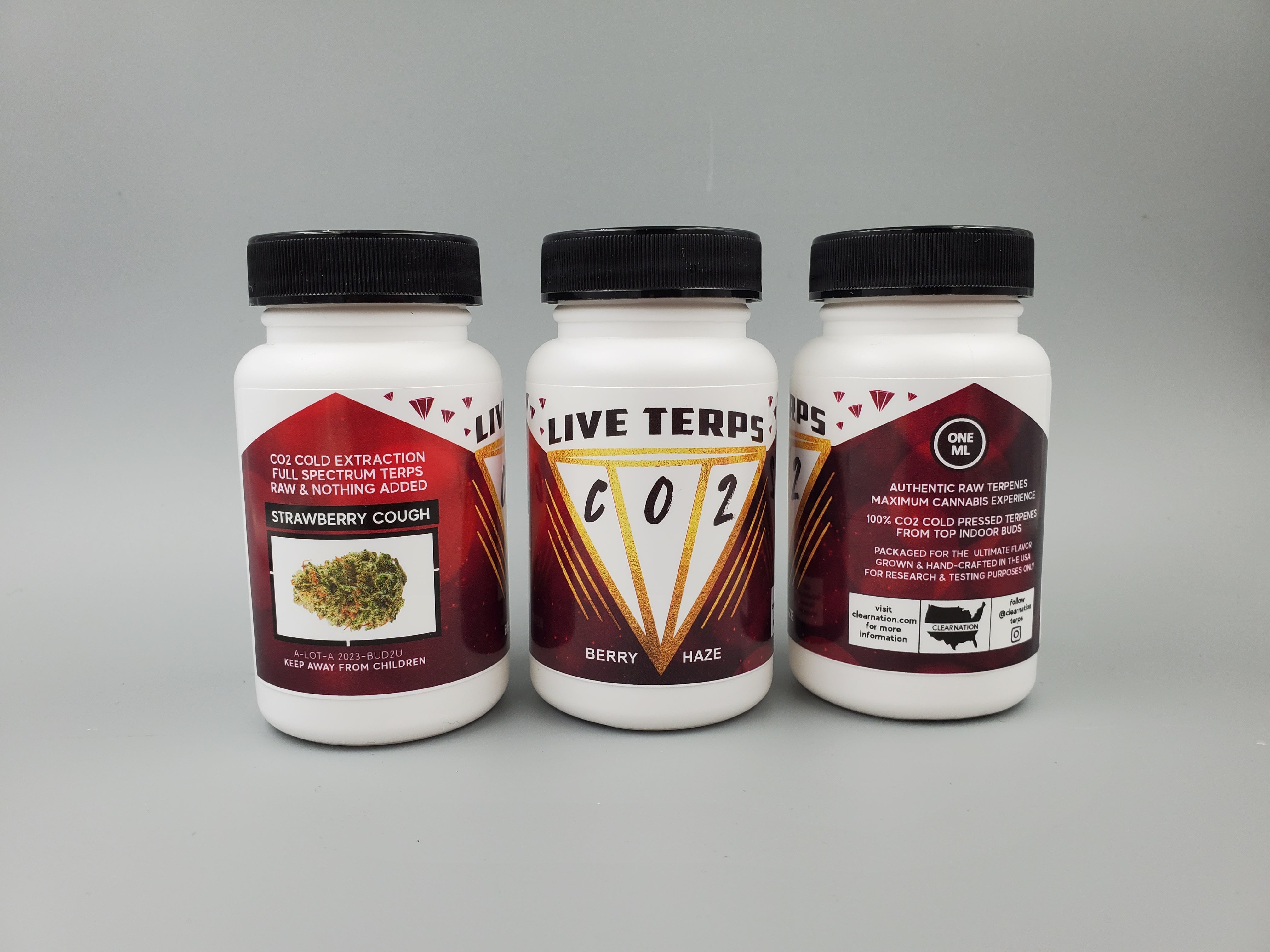 Pure Cold Extracted Strawberry Cough Terpene Oil | Clear