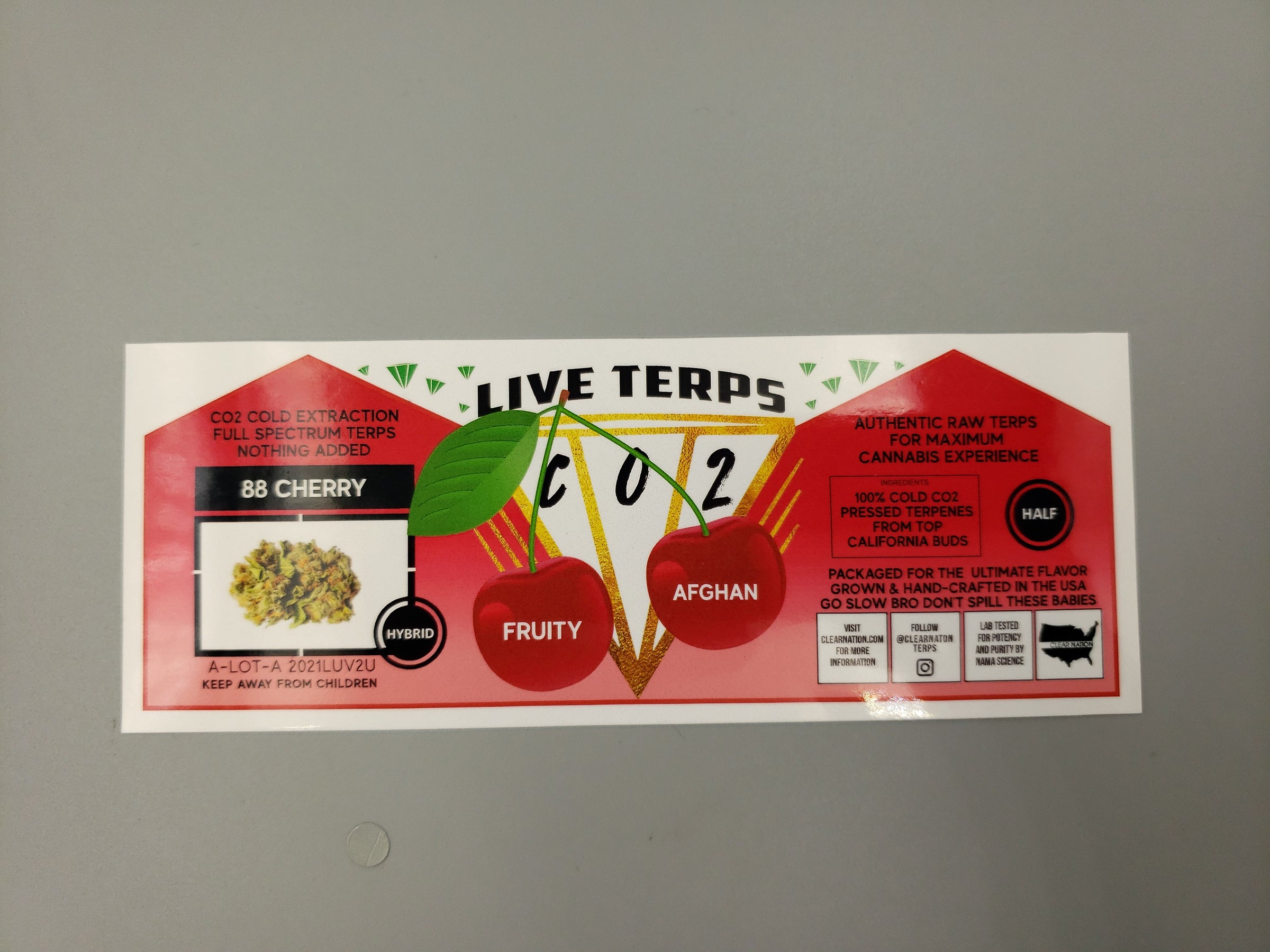 88 Cherries Cryo Extracted Live Terpene | Clear Nation Terpenes