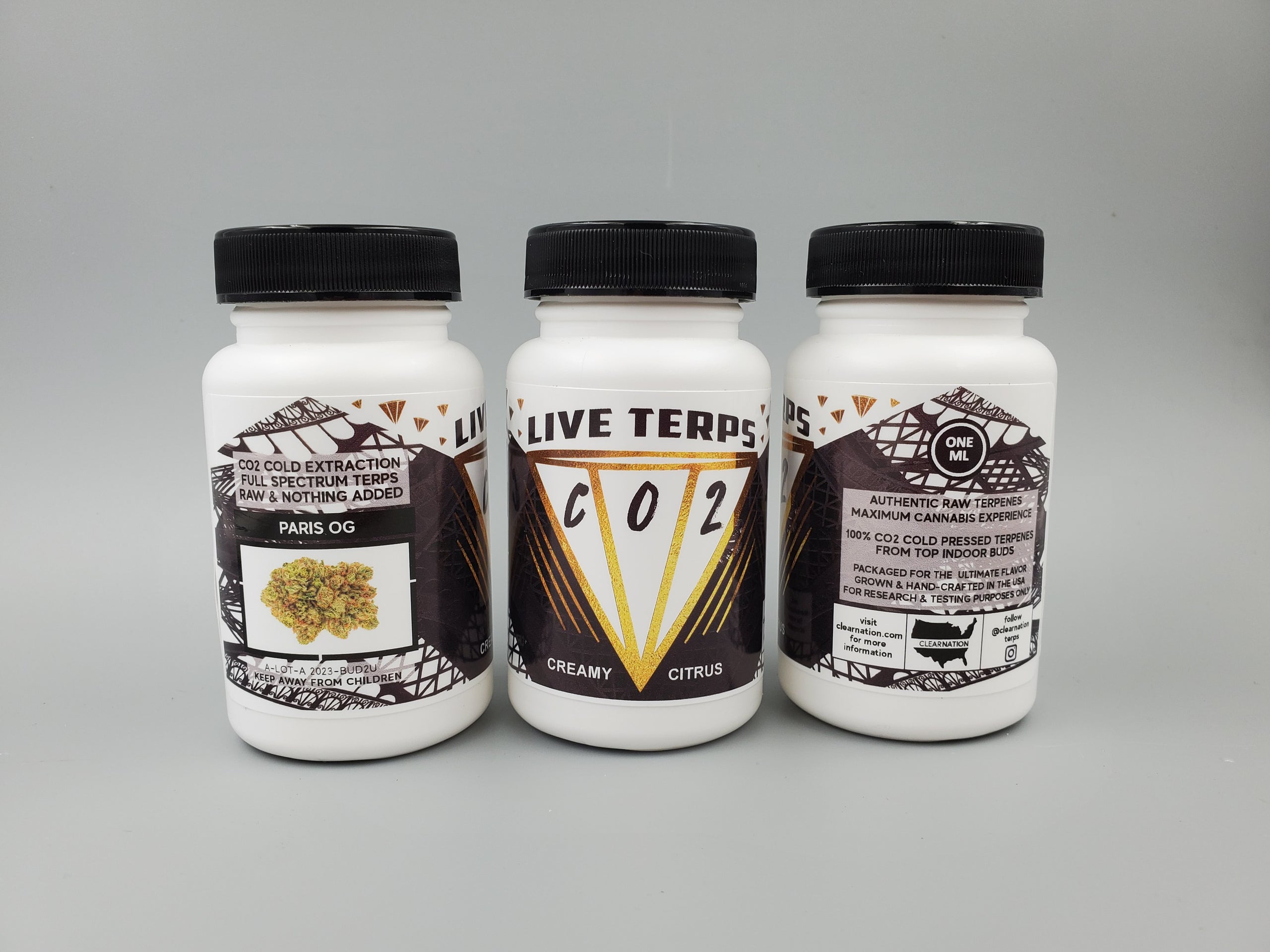 Paris OG terpene oil A cross of Headband x Lemon OG Kush Clear Nation Terpenes